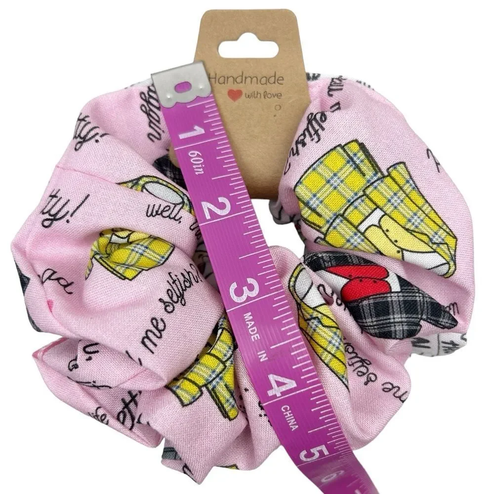 Scrunchies 2-Pack Handmade Clueless & The Breakfast Club